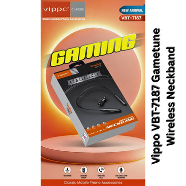 Vippo VBT-7187 Gametune Wireless Neckband | Extra Bass Gaming Earphones | OGdeal